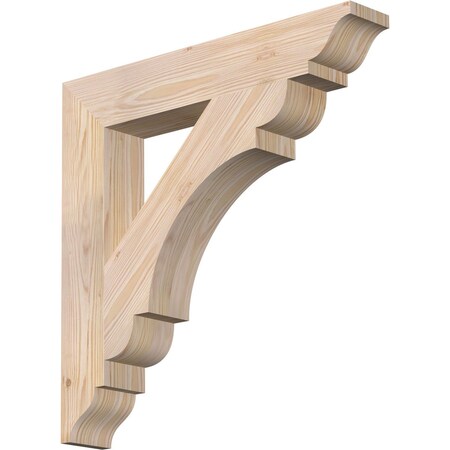 Ekena Millwork Olympic Traditional Smooth Bracket, Douglas Fir, 3 1/2"W x 22"D x 22"H BKT04X22X22OLY01SDF
